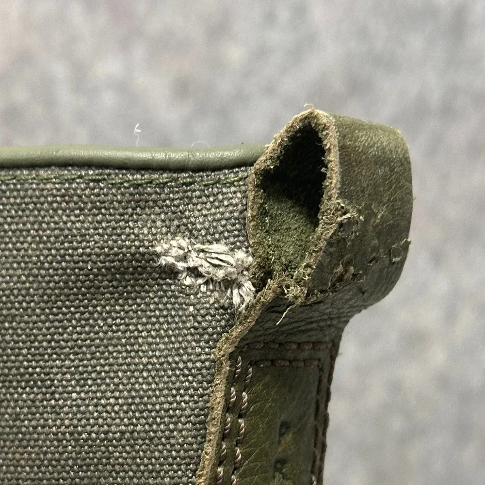 Sorel‎ 1964 Premium CVS Boots Womens Size 8 Olive Green Waterproof Canvas